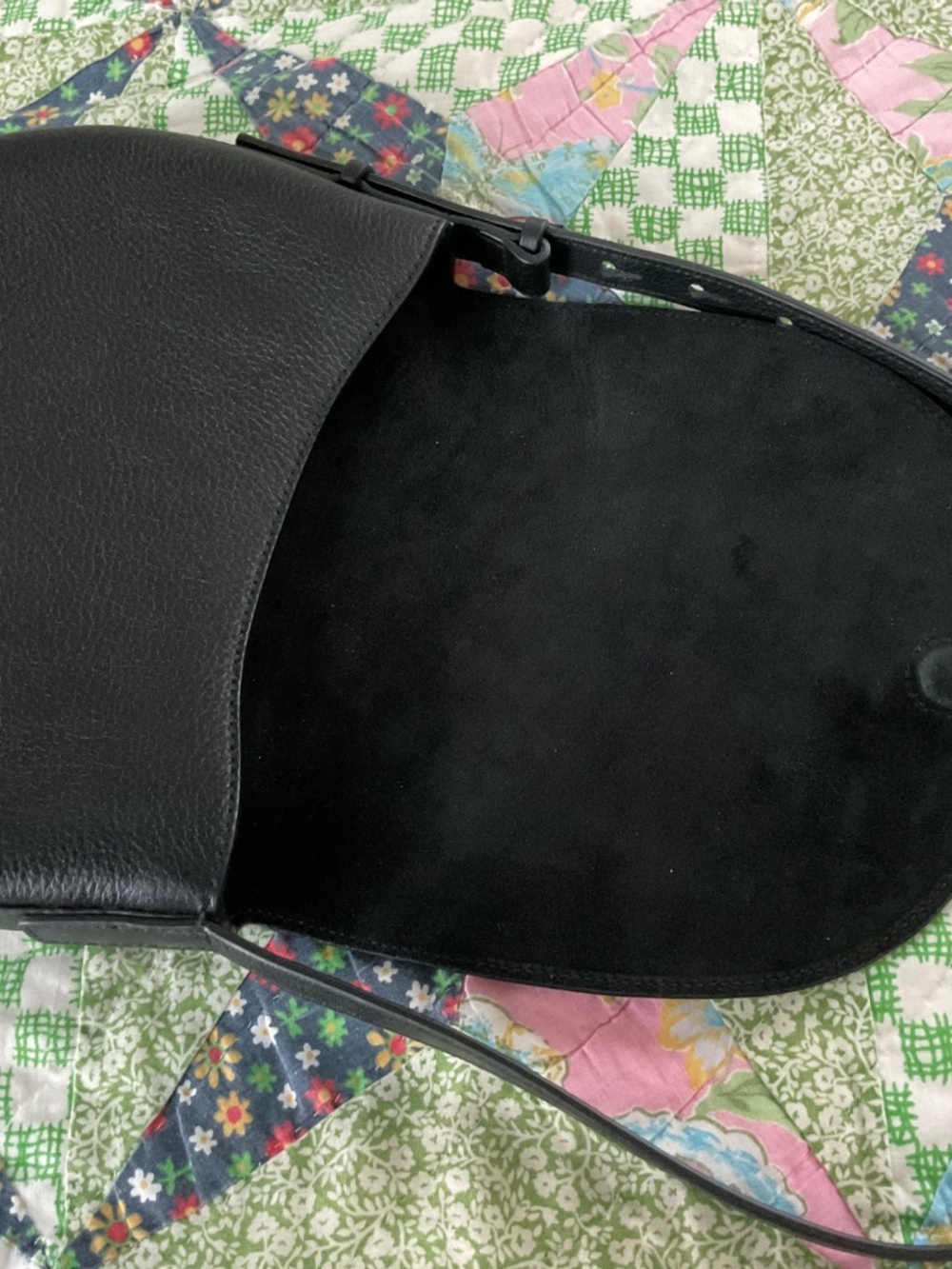 SALE! NWOT Madewell Dakota Saddle Bag True Black - Picture 2 of 4